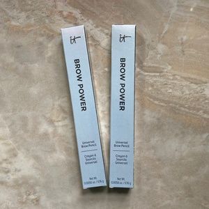 2 Full Size It Cosmetics Brow Power Pencils in Universal Auburn